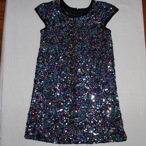 EUC Pippa & Julie Multicolored Sequin A-Line Dress